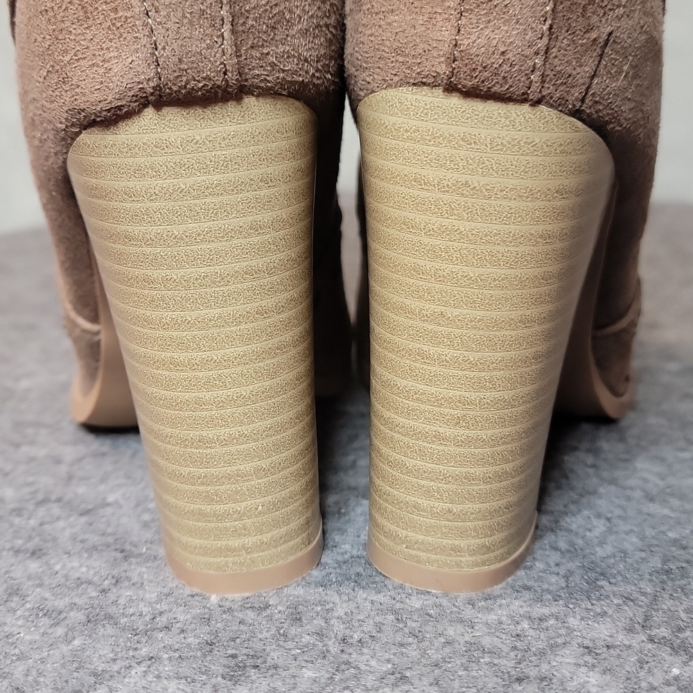 Brown Strappy Ankle Boots Qupid - Picture 11 of 14